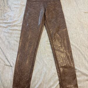 Offline by Aerie Brown Patterned Leggings